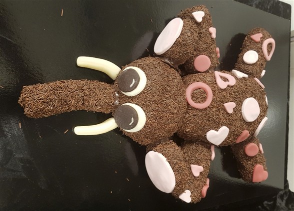 Trøffel elefant lyserød
